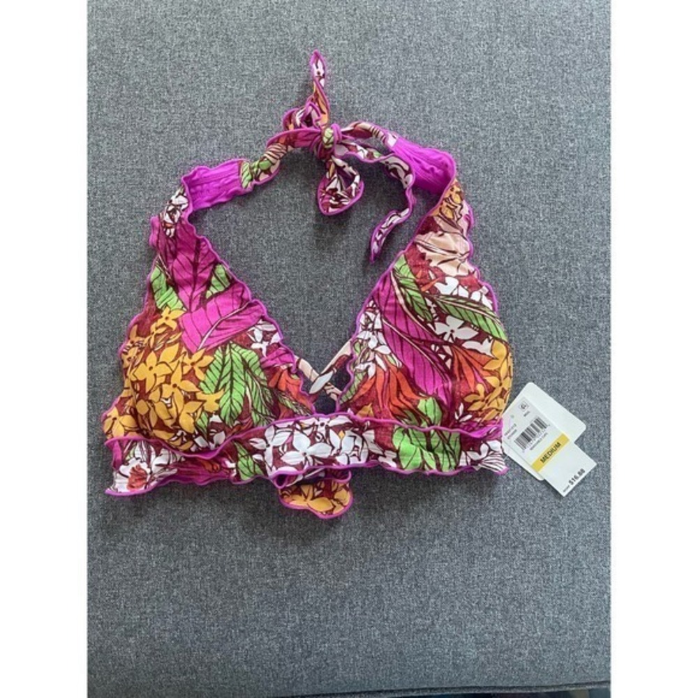 BCA By Rebecca Virtue Women's Mid Summer Emma Halter Top Size Medium